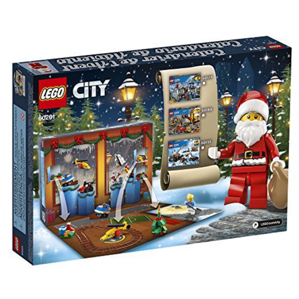 LEGO City Advent Calendar 60201, New 2018 Edition, 313 pcs